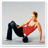 Woman on Foam Roller